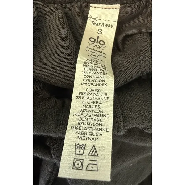Aloha Island Alo Yoga Black Layered Mesh Lined Sunbathe Shorts‎ - Image 4