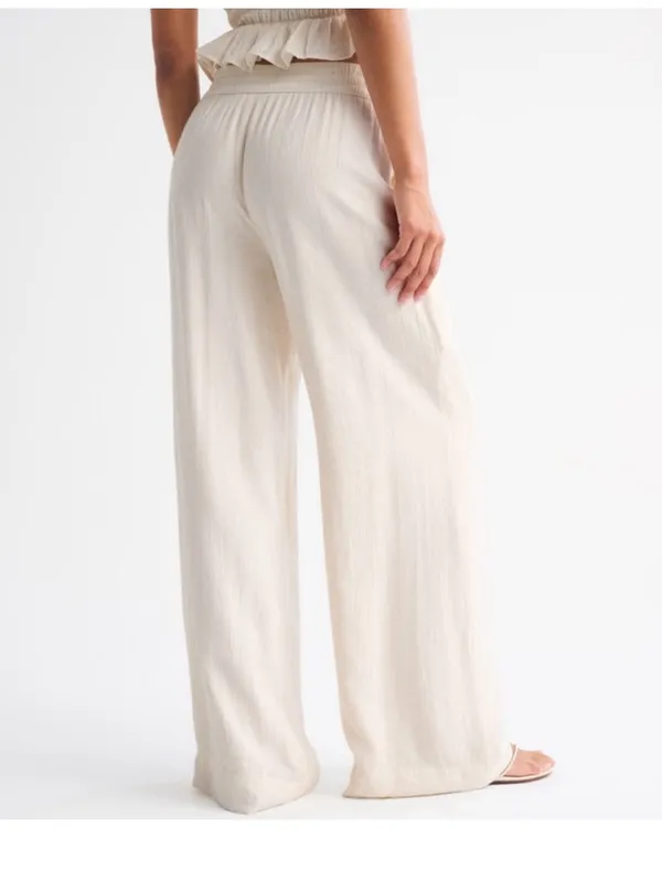 Abercrombie & Fitch Crinkle Textured Pull-On Pant - Image 4
