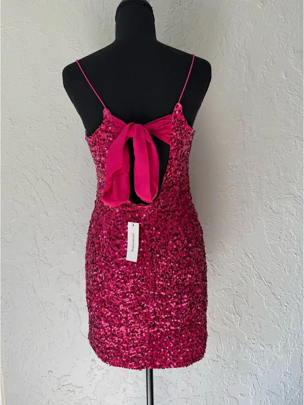 Francesca’s pink sequin dress  - Image 4