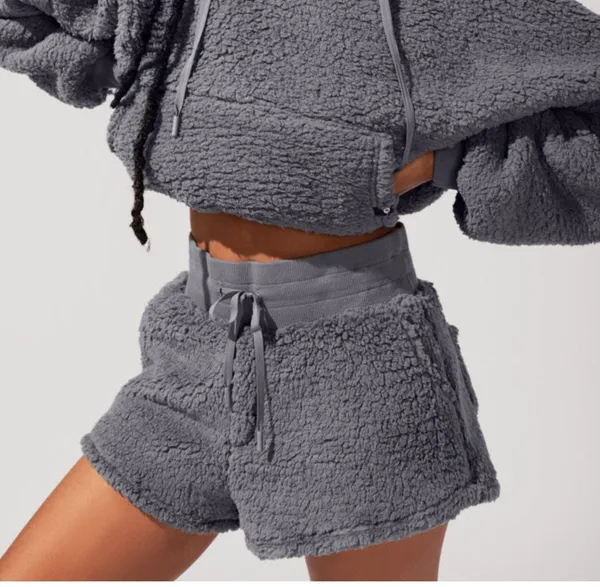 Pop flex Faux Sherpa Shorts - Image 2