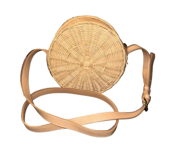 Universal Threads Round Rattan Crossbody Bag - Image 2