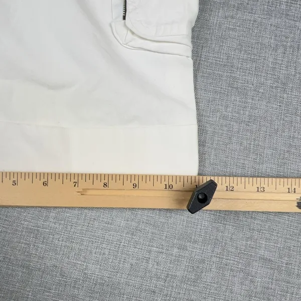 Lauren Jeans Company Ralph Lauren Shorts Womens 10 White Cargo Twill Cotton - Image 4