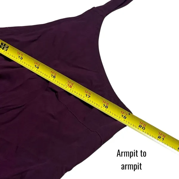 NEW Gap Purple Wide Leg Crop Jumpsuit Summer Coastal Travel Comfort Chic L - Image 10