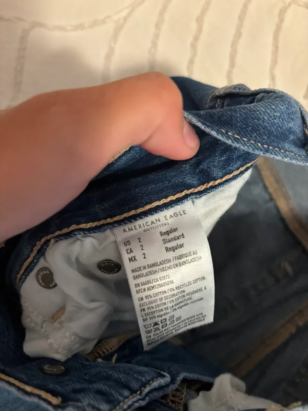 Dark Wash Flare Jeans - Image 6