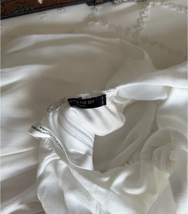 Lucy in the Sky white graduation dress - Image 5