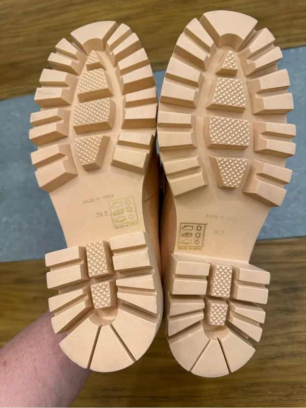 Free People Lyra Lug Sole Penny Loafer Cantaloupe Size 39.5 (US 8.5-9 - Image 9