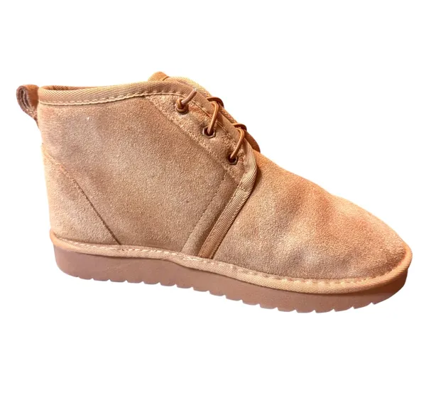 ASPEN HARPER Women’s Genuine Suede Lace-Up Ankle Booties - Image 2