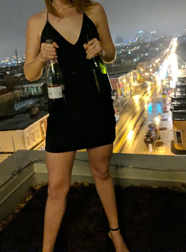 Silence + Noise Black Bodycon Dress - Image 2