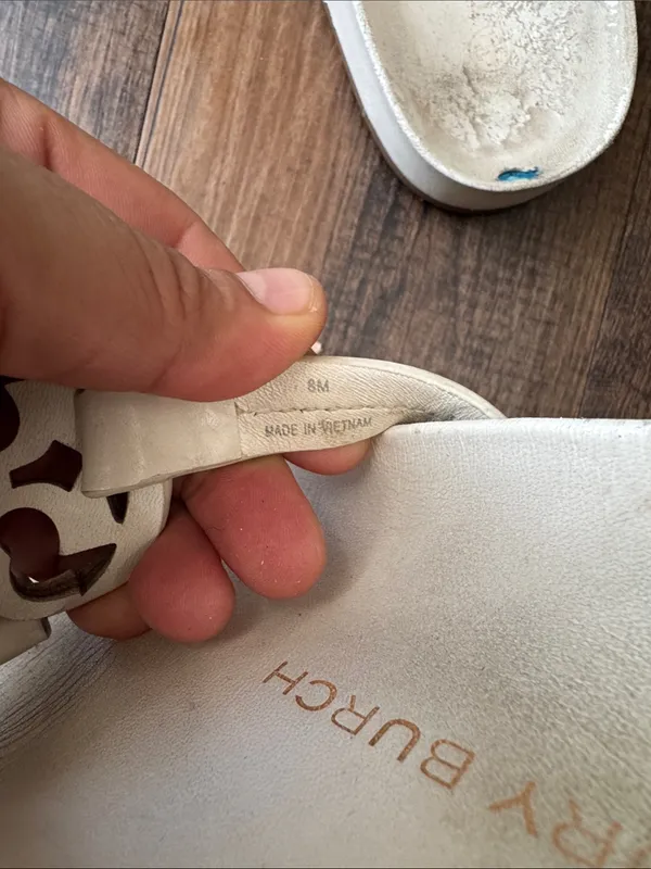 Tory Burch white  Logo Thong Sandals - Image 11