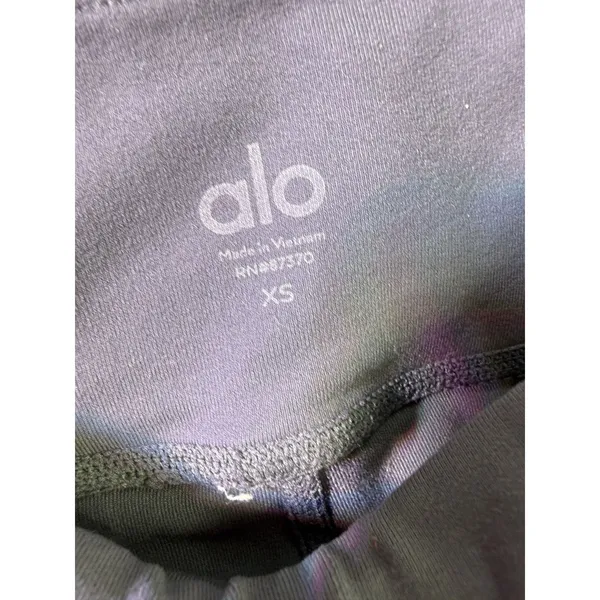 Alo Yoga High-Waist Moto Women’s Leggings Black XS Athletic wear (A6) - Image 3