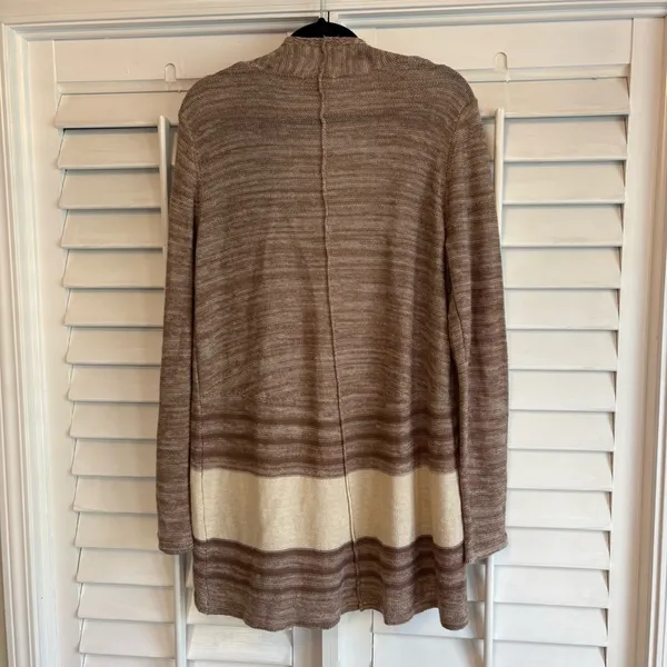 Cato Tan And Cream Cardigan‎ Size Large - Image 2