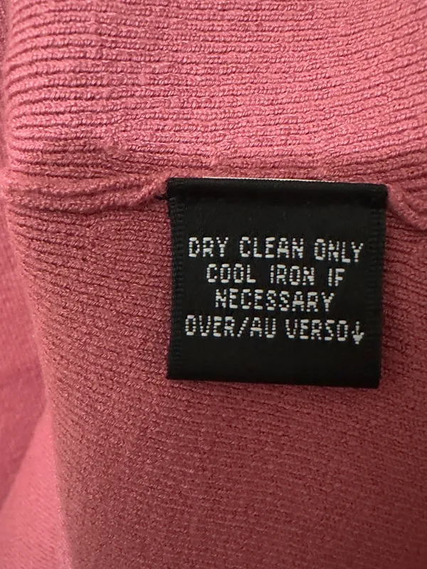 Dana Buchman | EUC Vintage Hong Kong Dusty Rose V-Neck Sweater Tank Top (Size S) - Image 10