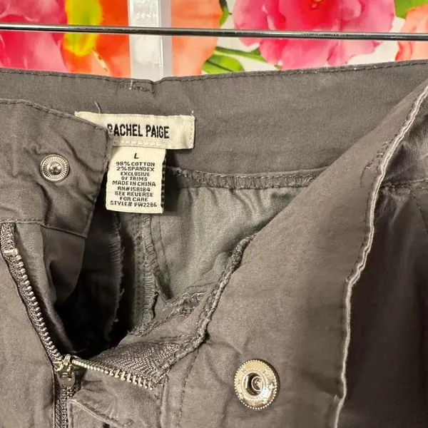 S197. Rachel Paige grey cargo pants Size L - Image 2