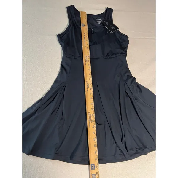 Erne Black Athletic Tennis/Pickleball Dress Sleeveless Pleated Dress size Medium - Image 6