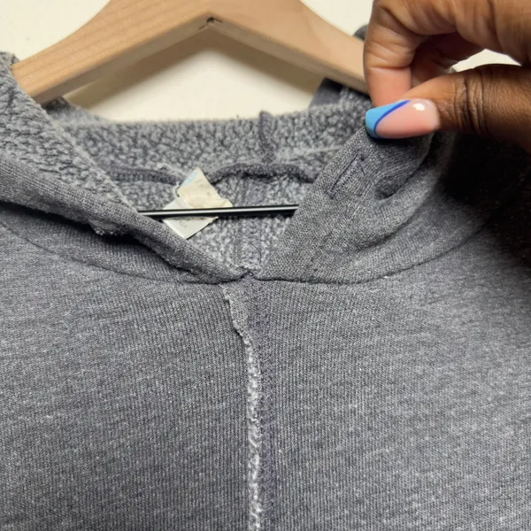 FP Movement Women Hoodie Sweater Small Dark Grey Oversize Lounge Cozy‎ - Image 3