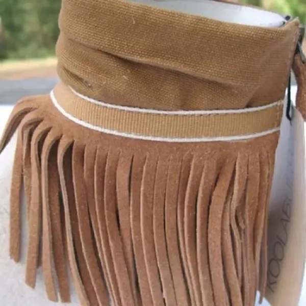 NWT Ugg Koolaburra Brown Fringe Boho Sandals - Image 7