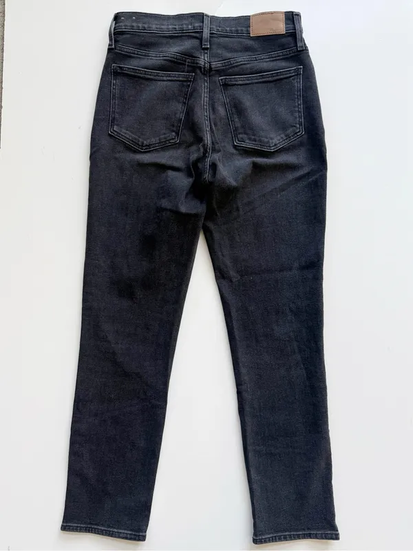 Madewell The Perfect Vintage Jean Dark Gray / Faded Black Size 26 - Image 8
