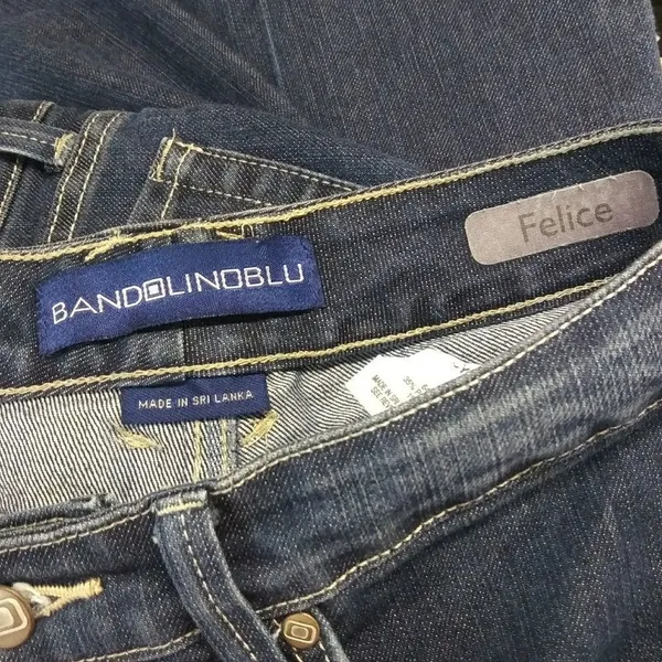 BANDOLINUBO Felice Missy‎ Flare Blue Jeans - Image 5