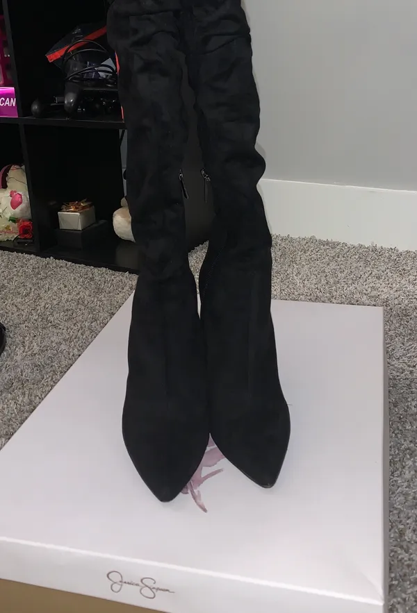 Jessica Simpson Black Boots - Image 4