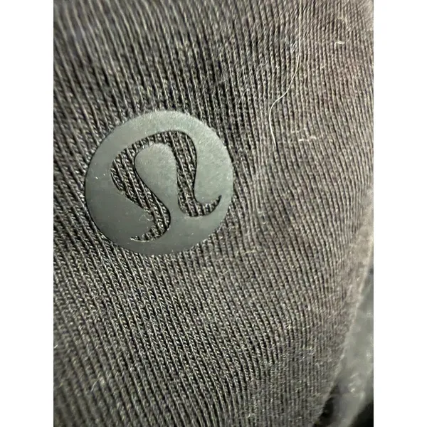 Lululemon Womens Black Oversized Short Sleeve‎ Tee Back Seam Detail Sz 10 - Image 5