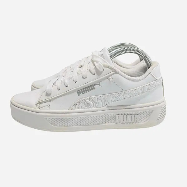 Puma Platform V3 Rose Embroidered Pop Up Sneakers size 8 - Image 2