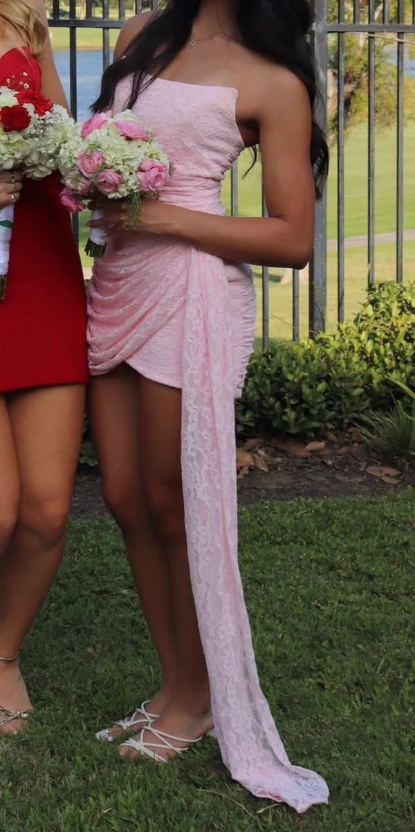 RUNAWAY THE LABEL Pink Dress - Image 4