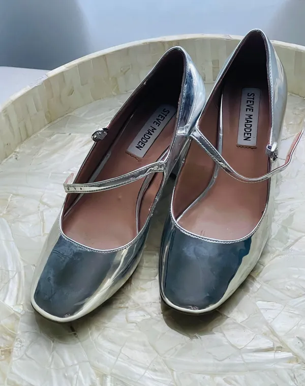 Steve Madden Hawke Patent Slip On Mary Jane Heels by - Image 3