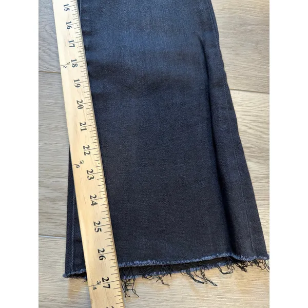 Mother The Hustler Ankle Fray Encounters at Night Dark Blue Stretch Jeans 27 - Image 8