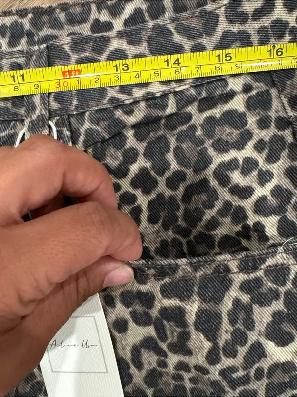 Active USA Leopard Print Mini Skirt - Image 8