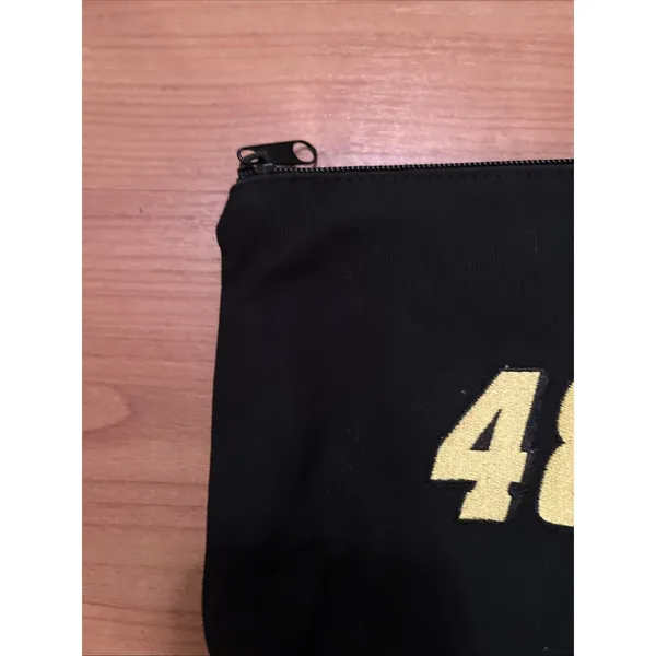 Race Ready Lady Nascar Canvas Zippered Bag #48 Black - Image 3