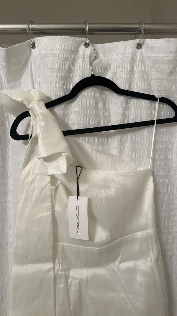 White Mini Dress - Image 5