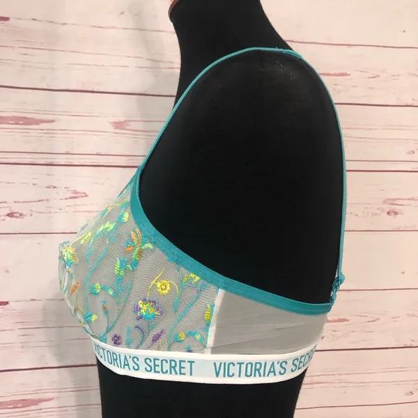 Victoria’s Secret Spring Floral Mesh Bralette - Image 4