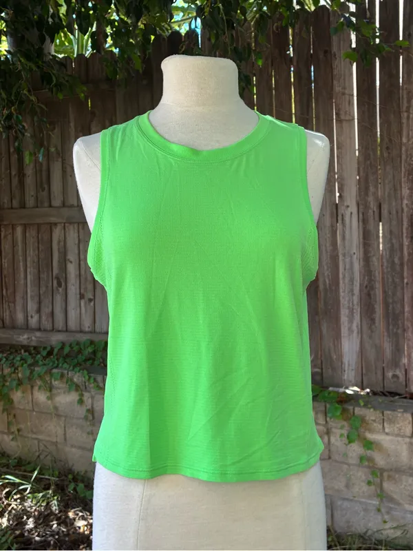 Lululemon Train to be tank top scream green light yoga Pilates gym activewear 10 - Image 4