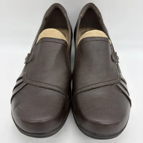 Earth Origins Womens 10W Shoes Rosario Loafers‎ Brown Low-Heel Slip-On Comfort - Image 3