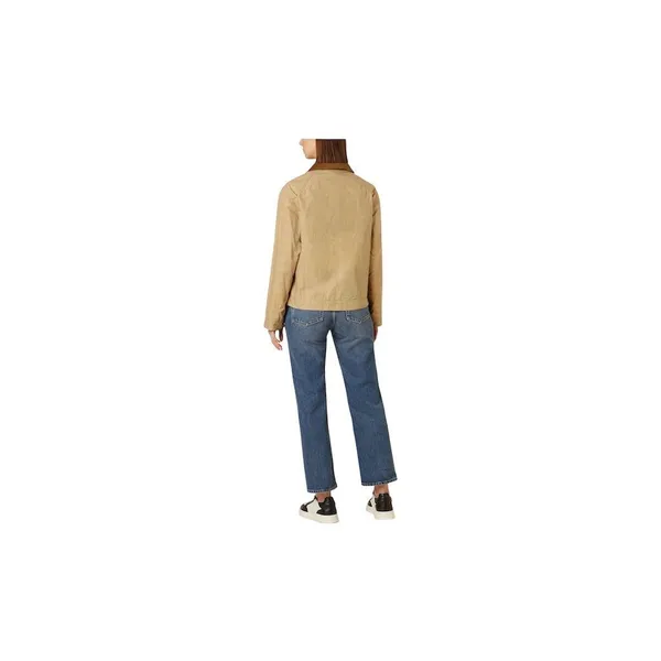 Barbour Women's Beige Campbell Showerproof Jacket Size 12 - Image 2