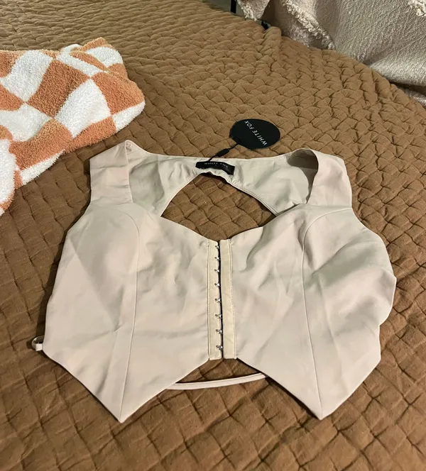 White Fox Corset Top - Image 5