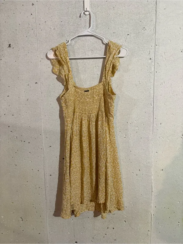 Billabong Floral Button Front Dress | Size: Medium - Image 3