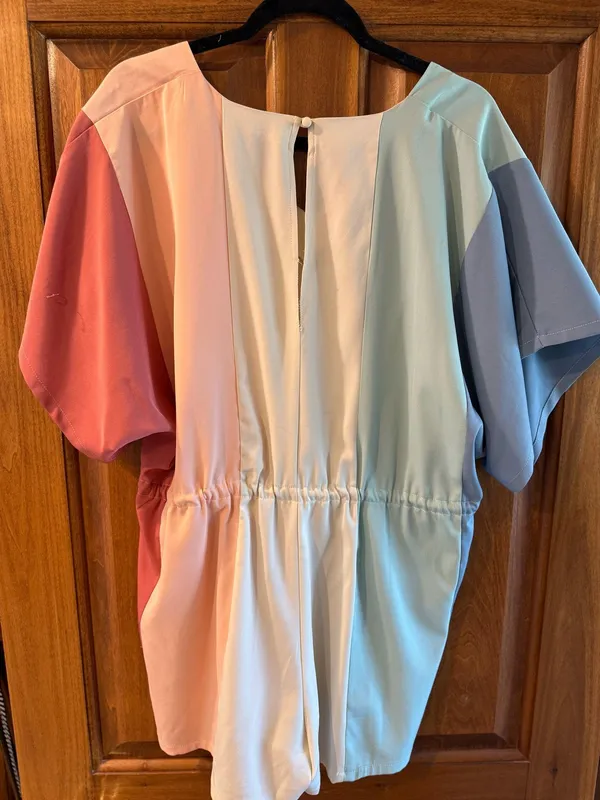 Aaron and Amber Color block romper - Image 2
