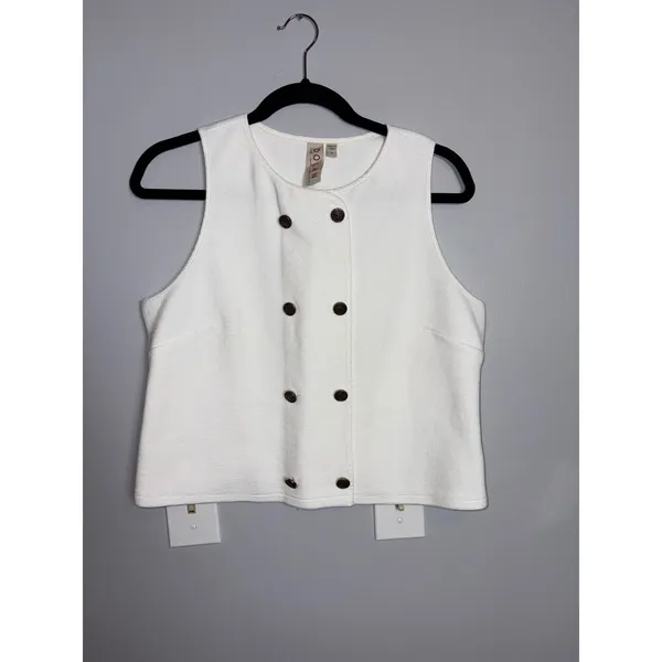 Dolan Left Coast Collection Structured Vest Crest Buttons Anthropologie - Image 2
