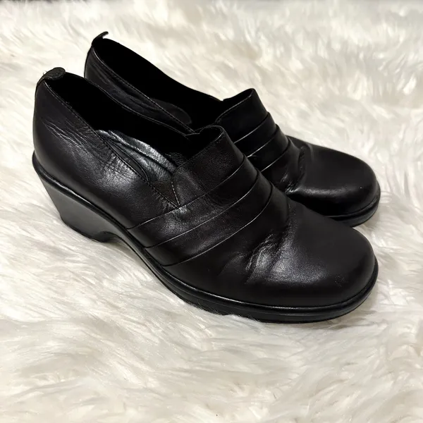 Dansko Aubrey Slip-on Wedge Clogs Sz 9.5 - Image 4