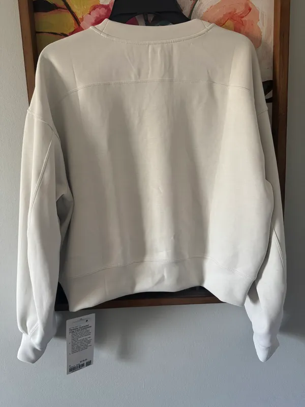 Lululemon Perfectly Oversized Cropped Crew Softstreme - Image 5