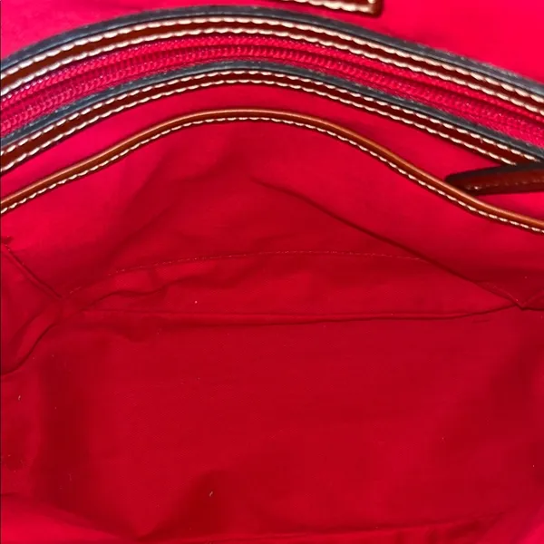 Dooney & Bourke Brown Leather Satchel used good condition - Image 11