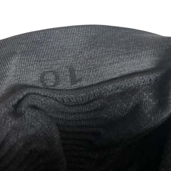Lululemon Women's 10 In The Flow Crop Leggings Solid Charcoal‎ Scrunch Yoga - Image 6