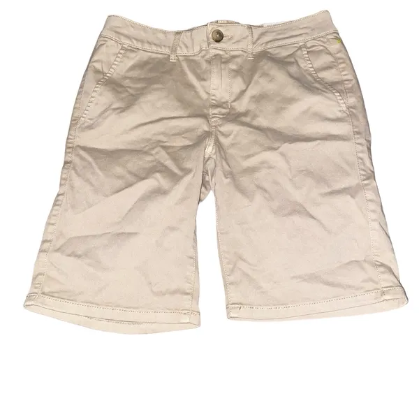 American eagle super stretch skinny brown Bermuda shorts size 8 new with tags - Image 3