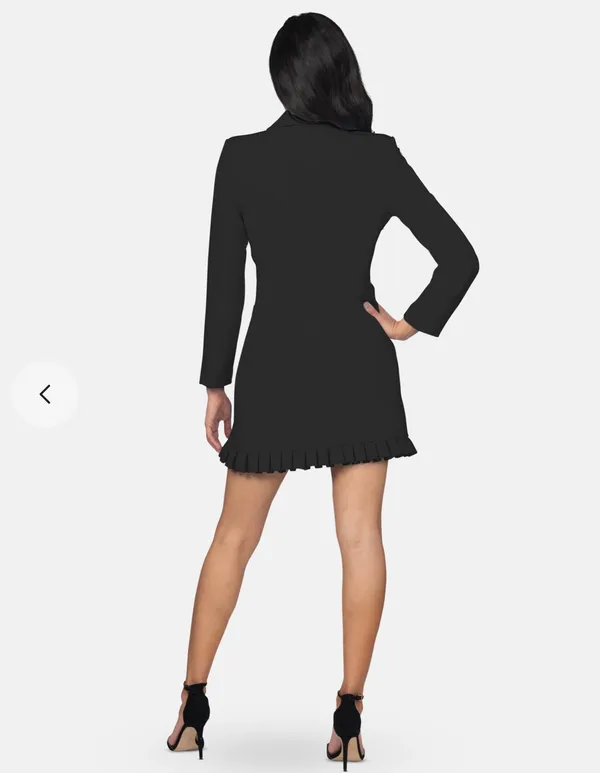Bebe Pleated Blazer Dress - Image 4