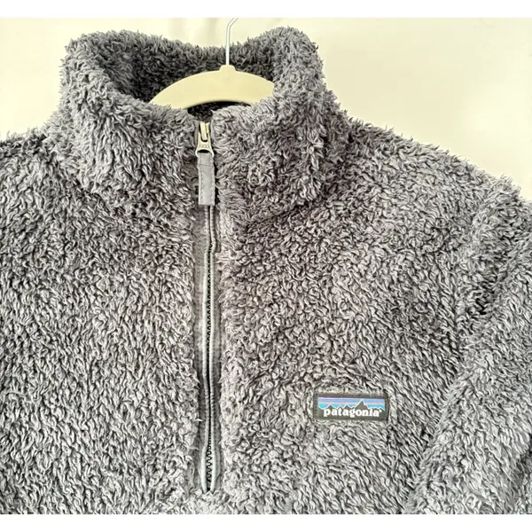 Patagonia Womens‎ Purple/Plum Quarter Zip Sherpa Fleece Activewear Small - Image 3