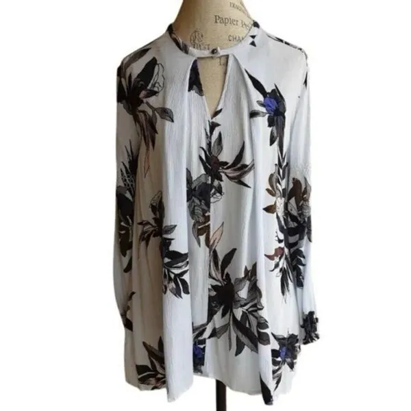 ✨Free people White Combo Electric Orchid Sz Small Swing Tunic✨ - Image 4