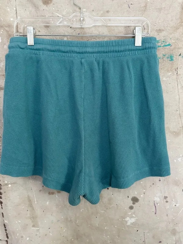 Back Beat Co Organic Cotton Mini Waffle Shorts - Image 2