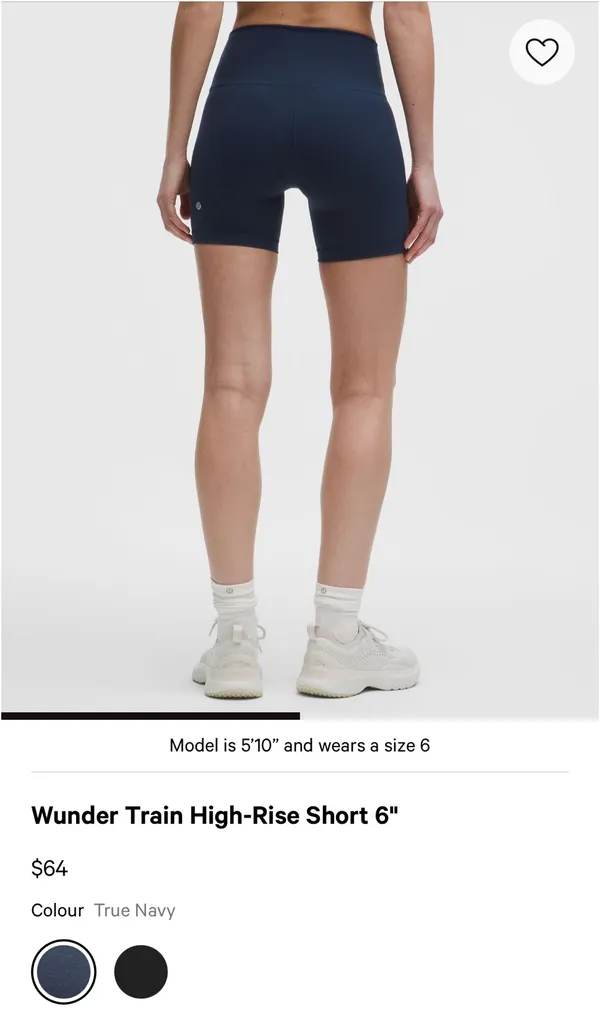 Lululemon Wunder Train 6" - Image 2