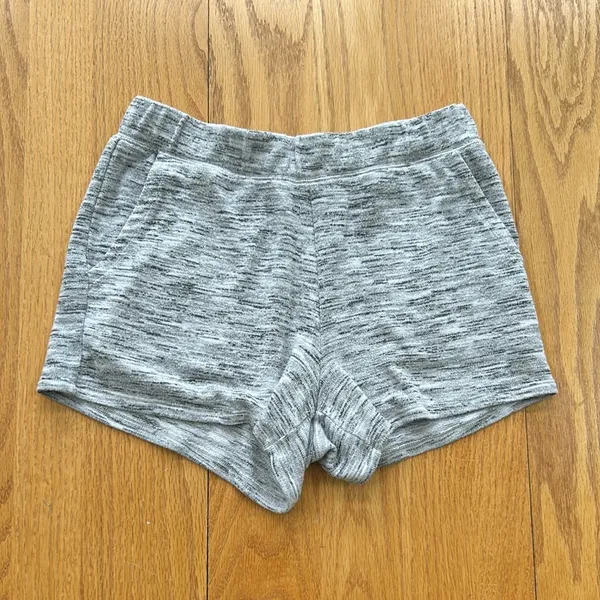 Aerie‎ Gray Heather Shorts Active Lounge Elastic Waist Size XS Stretch - Image 2